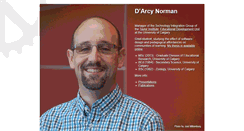 Desktop Screenshot of about.darcynorman.net